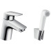 Смеситель для раковины Hansgrohe Logis 71290000 с гигиеническим душем