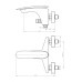 Смеситель для ванны Welt Wasser WW MX Essen 603/603WT цвет хром
