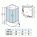 Душевая кабина WeltWasser WW500 EMMER 13555