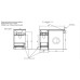 Мебель для ванной Эстет Dallas Luxe 100, 2 ящика тумба с права