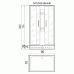 Душевая кабина River Quadro 90/70/24 MT Б/К (матовая/без крыши)